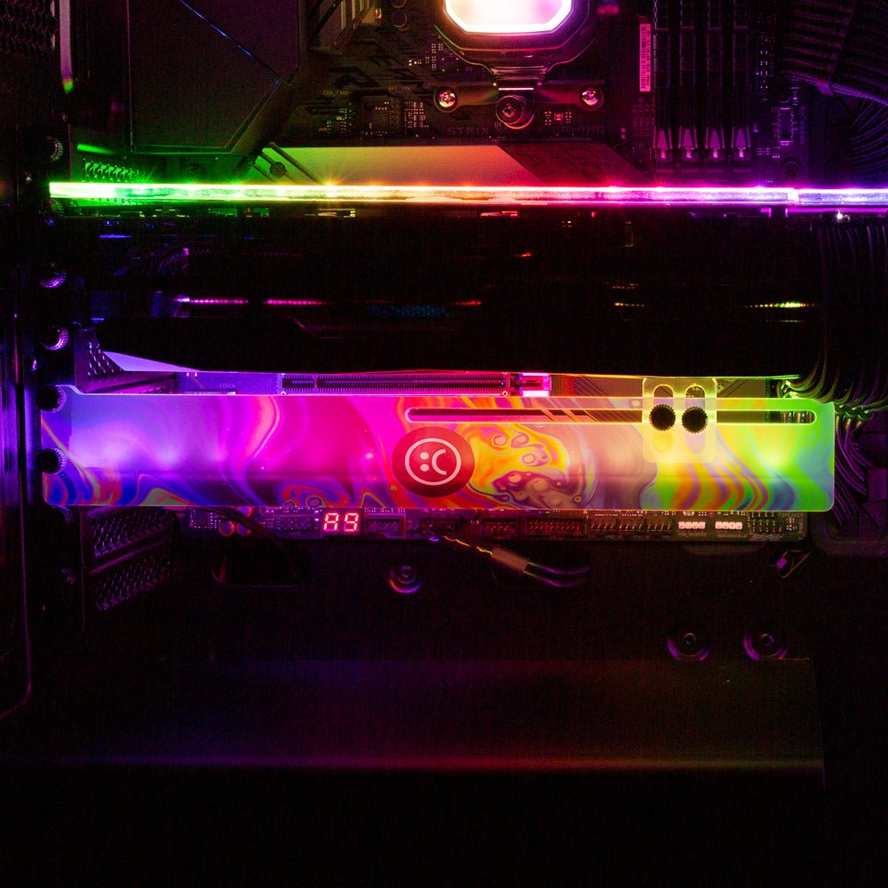 Sad RGB GPU Support Bracket - Maalavidaa - V1Tech