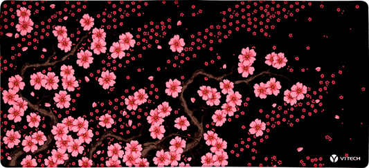 Sakura Moonlight X-Large Mouse Pad - Warakami Vaporwave - V1 Tech