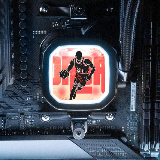 Soul of the Airness AIO Cover for Corsair RGB Hydro Platinum and Pro Series (H100i, H115i, H150i, H100X, XT, X, SE, H60) - Donnie Art - V1Tech