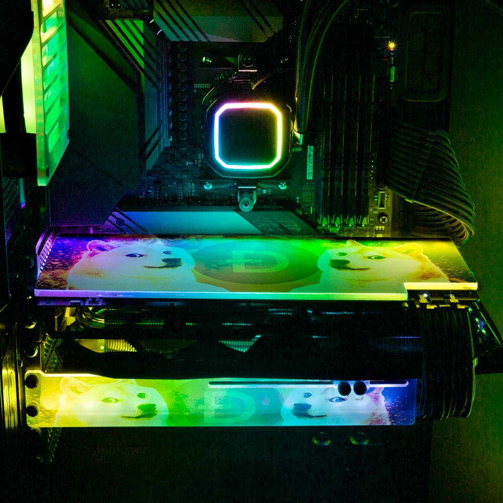 Donnie Art - 'Soul of the Dog' | Custom RGB GPU Backplate by V1 Tech ...