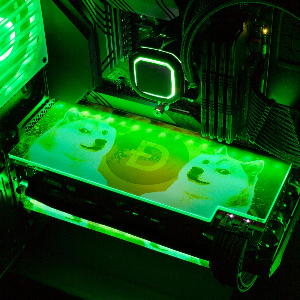 Donnie Art - 'Soul of the Dog' | Custom RGB GPU Backplate by V1 Tech ...