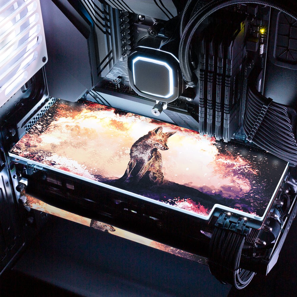 Donnie Art - 'Soul of the Fox' | Custom RGB GPU Backplate by V1 Tech ...