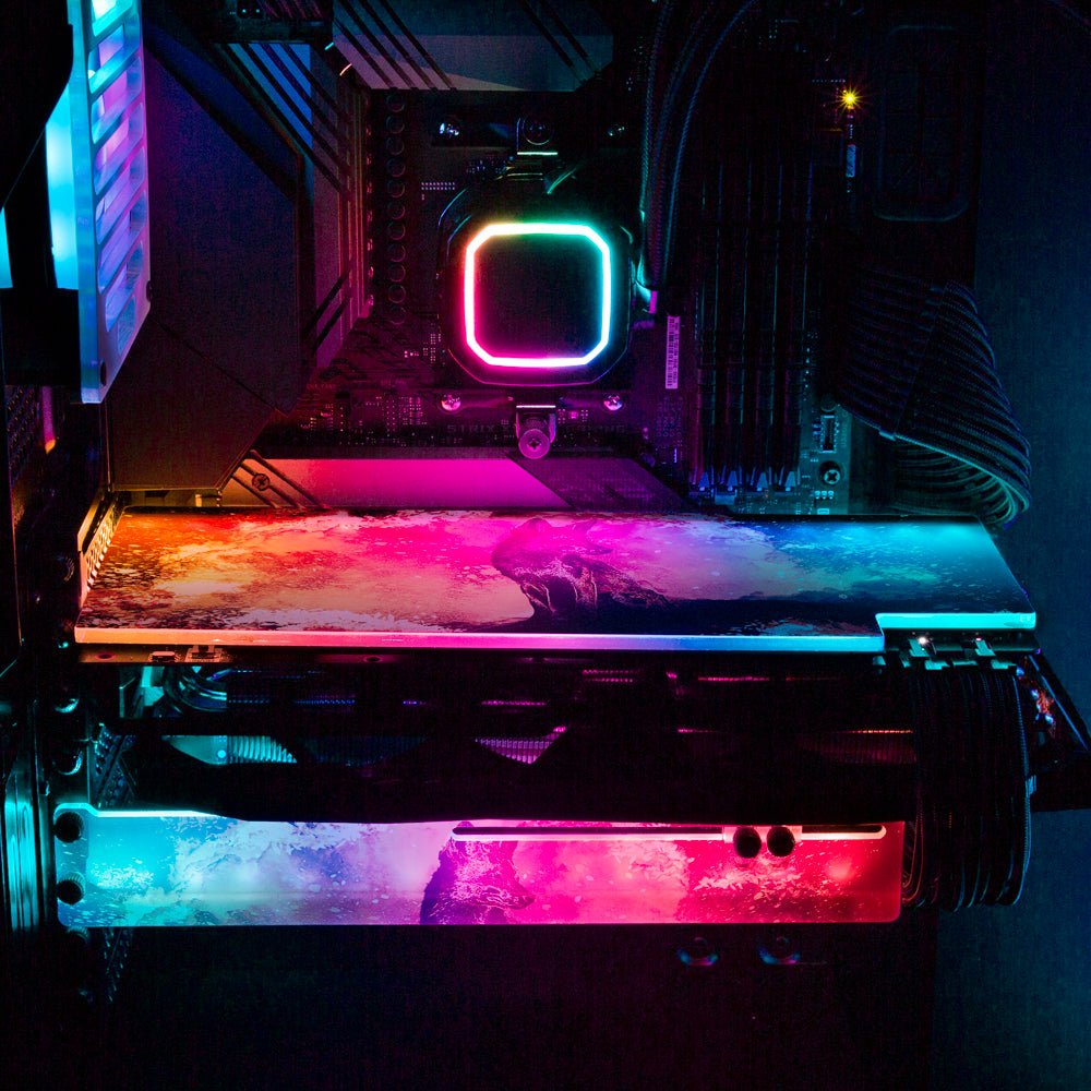Donnie Art - 'Soul of the Fox' | Custom RGB GPU Backplate by V1 Tech ...
