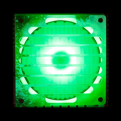Soul of the Green Violet Flow Fan Grill (120mm and 140mm) - Donnie Art - V1Tech
