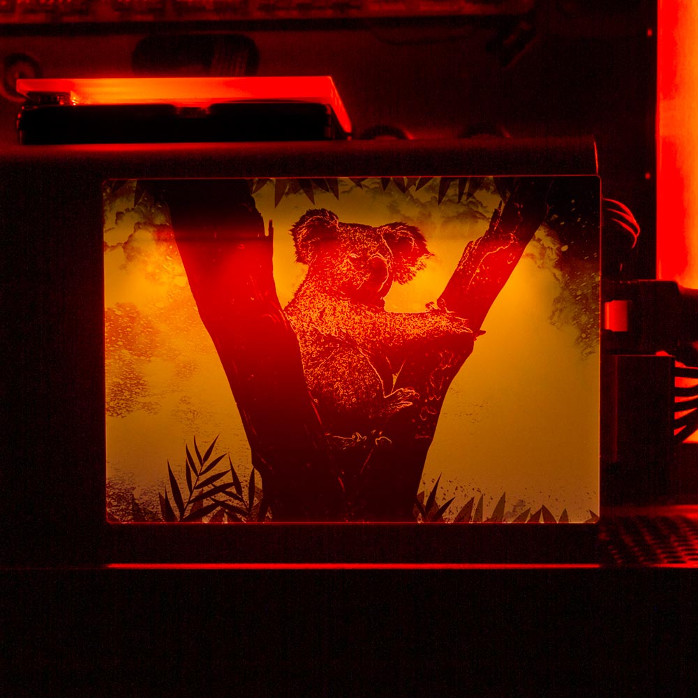 Soul of the Koala RGB SSD Cover Horizontal - Donnie Art - V1Tech