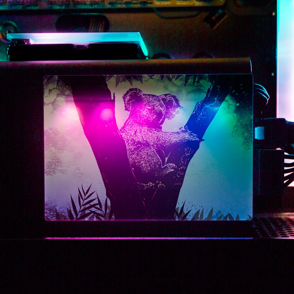 Soul of the Koala RGB SSD Cover Horizontal - Donnie Art - V1Tech