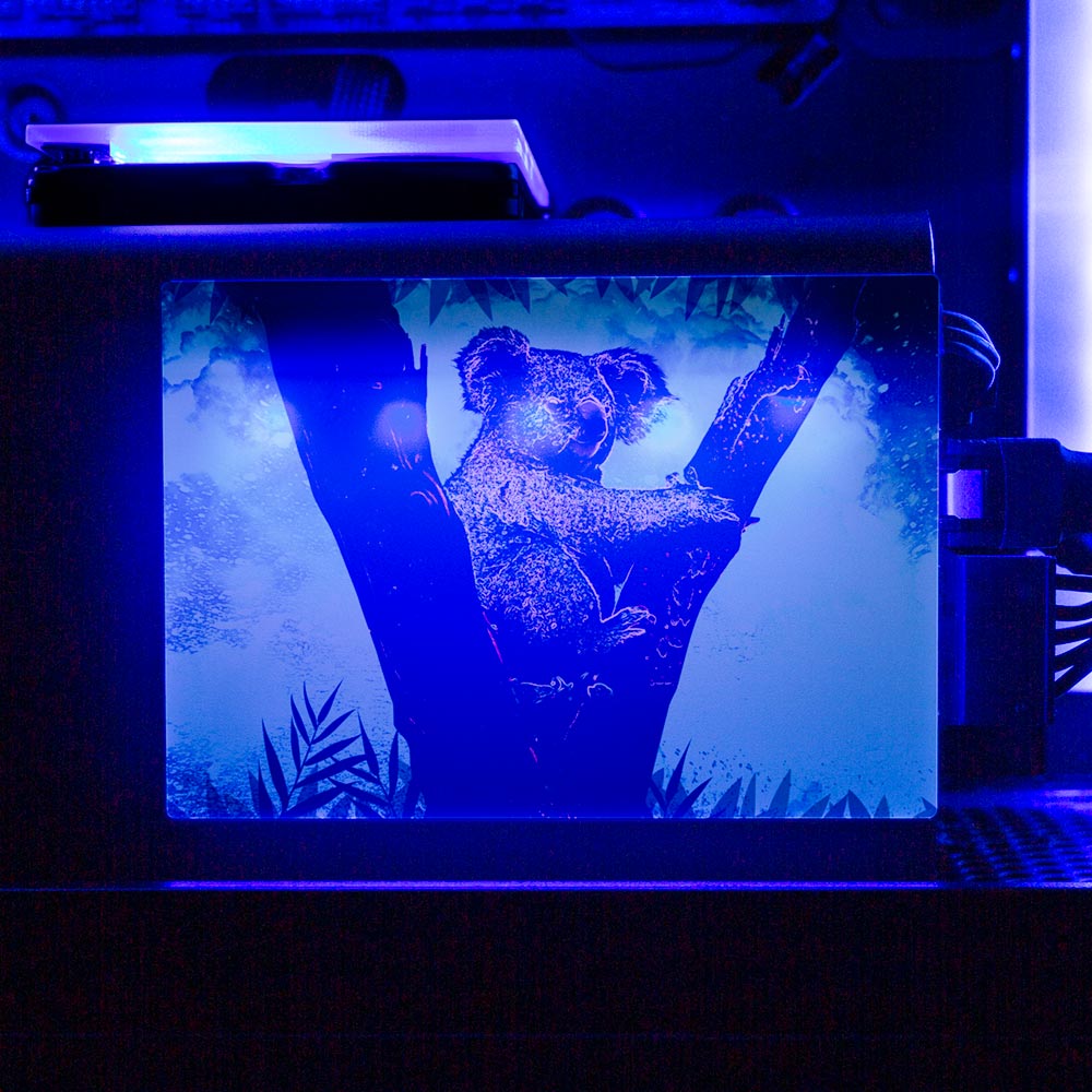 Soul of the Koala RGB SSD Cover Horizontal - Donnie Art - V1Tech