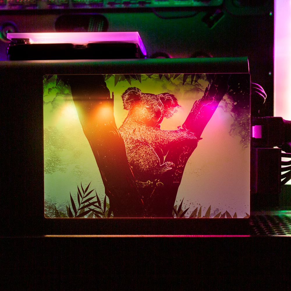Soul of the Koala RGB SSD Cover Horizontal - Donnie Art - V1Tech