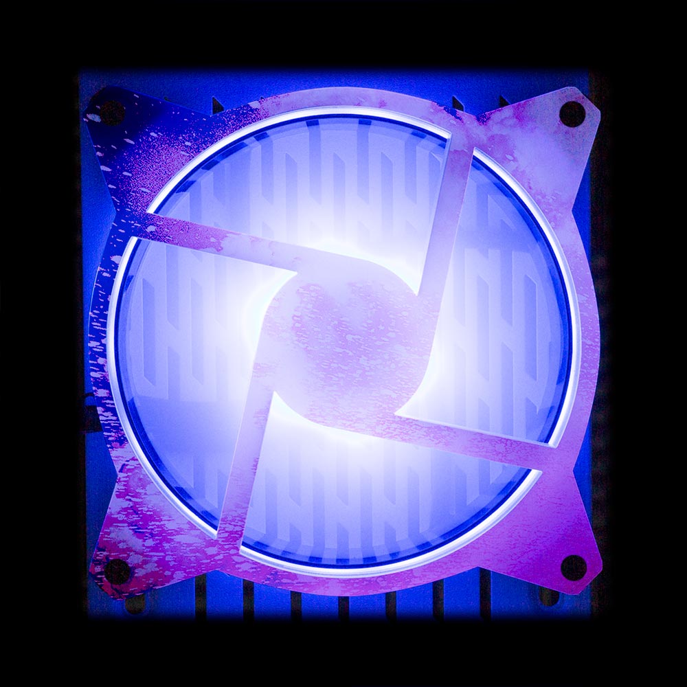 Soul of the Red Windmill Fan Grill (120mm and 140mm) - Donnie Art - V1Tech