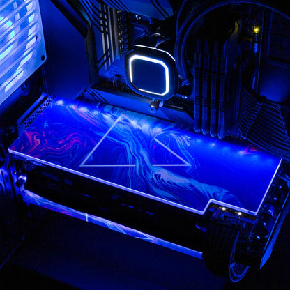 Space is Only Noise RGB GPU Backplate - Geoglyser - V1Tech