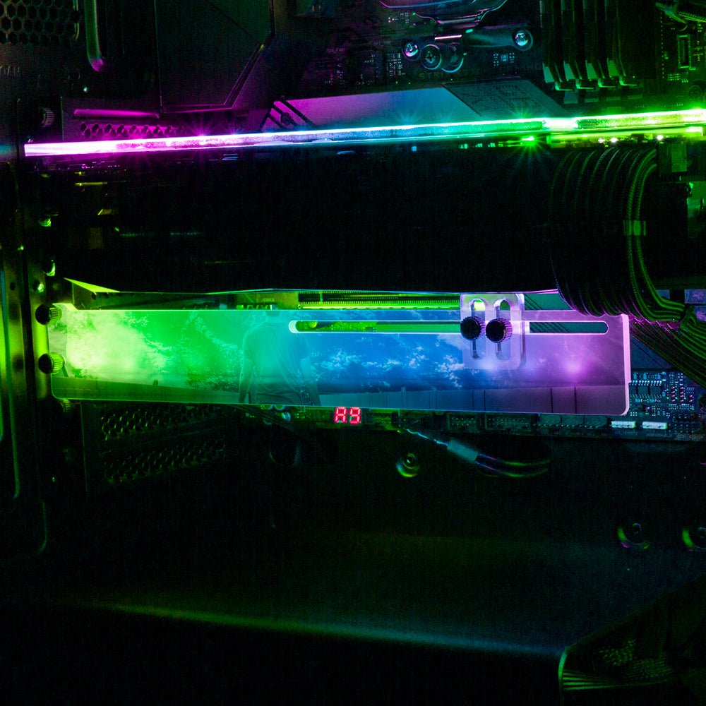 Space Wanderer RGB GPU Support Bracket - Perphotal - V1Tech – V1 Tech