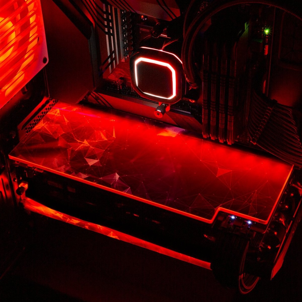 'Spectrum' Custom Design RGB GPU Backplate by V1 Tech | Tailored To Fit ...
