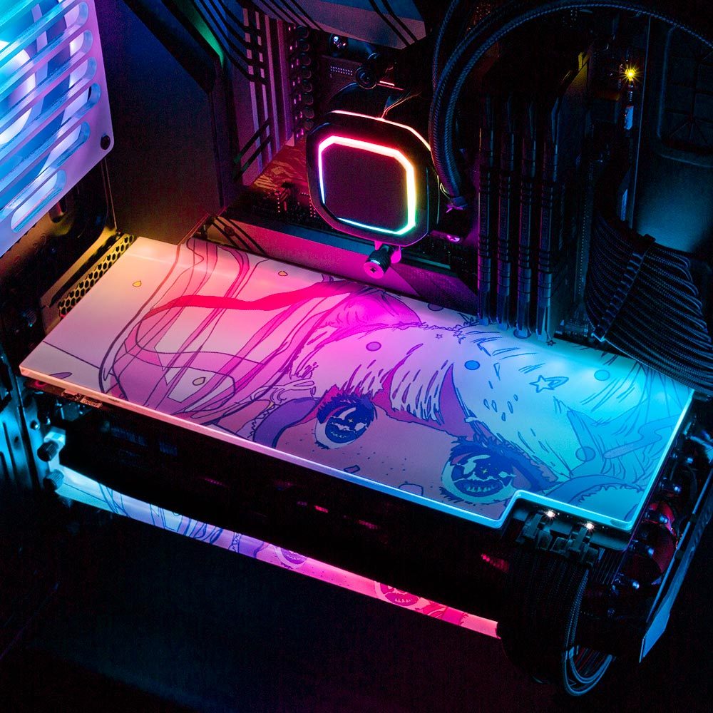 Annicelric - 'Sundae Girl' | Custom RGB GPU Backplate by V1 Tech ...