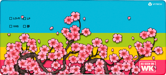 Supervisual Sakura X-Large Mouse Pad - Warakami Vaporwave - V1 Tech