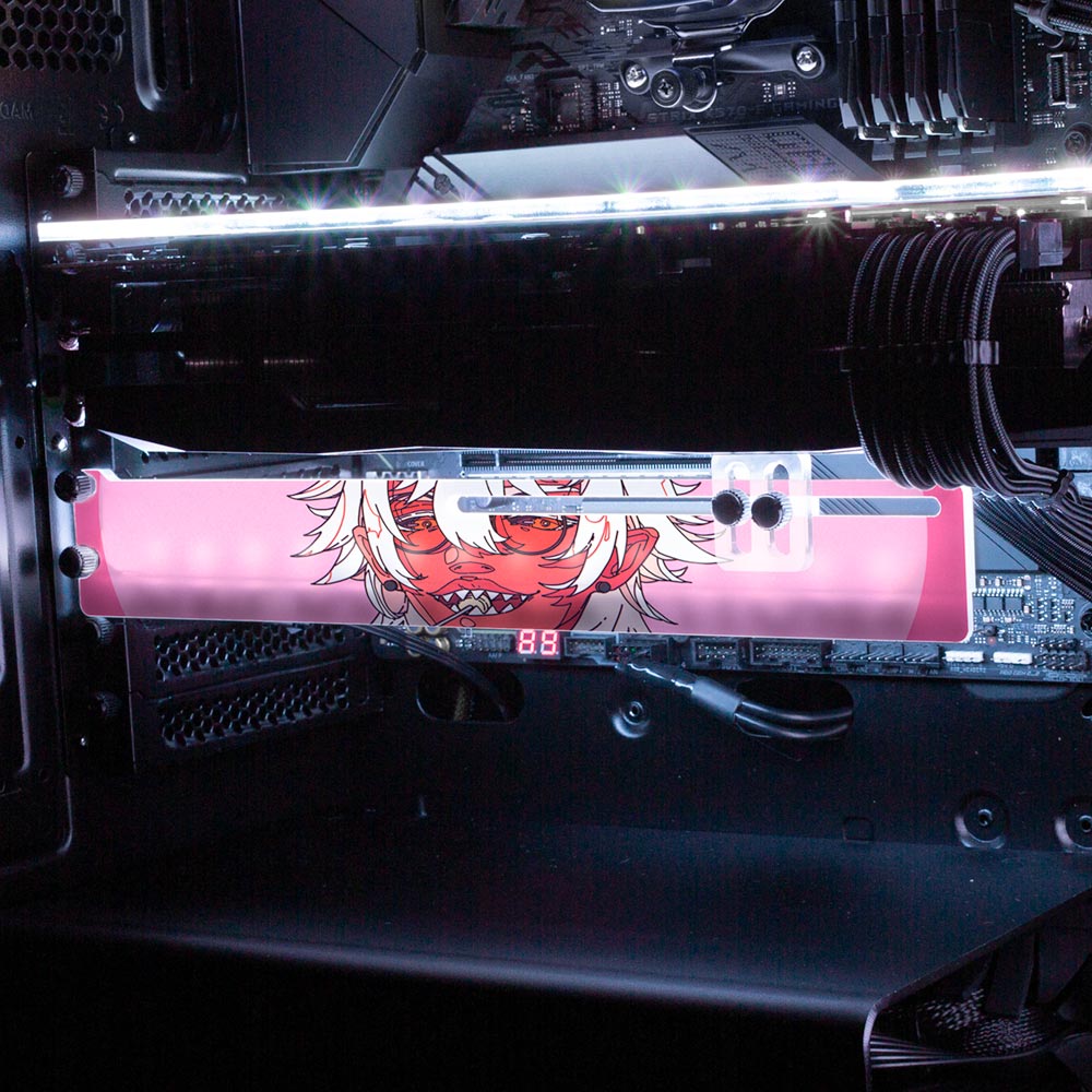 Sweet Tooth RGB GPU Support Bracket - Kuurakuu - V1Tech