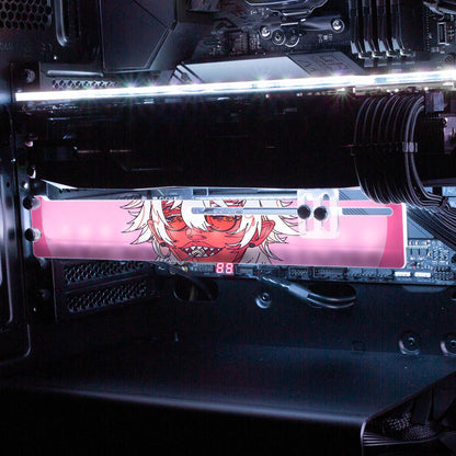 Sweet Tooth RGB GPU Support Bracket - Kuurakuu - V1Tech