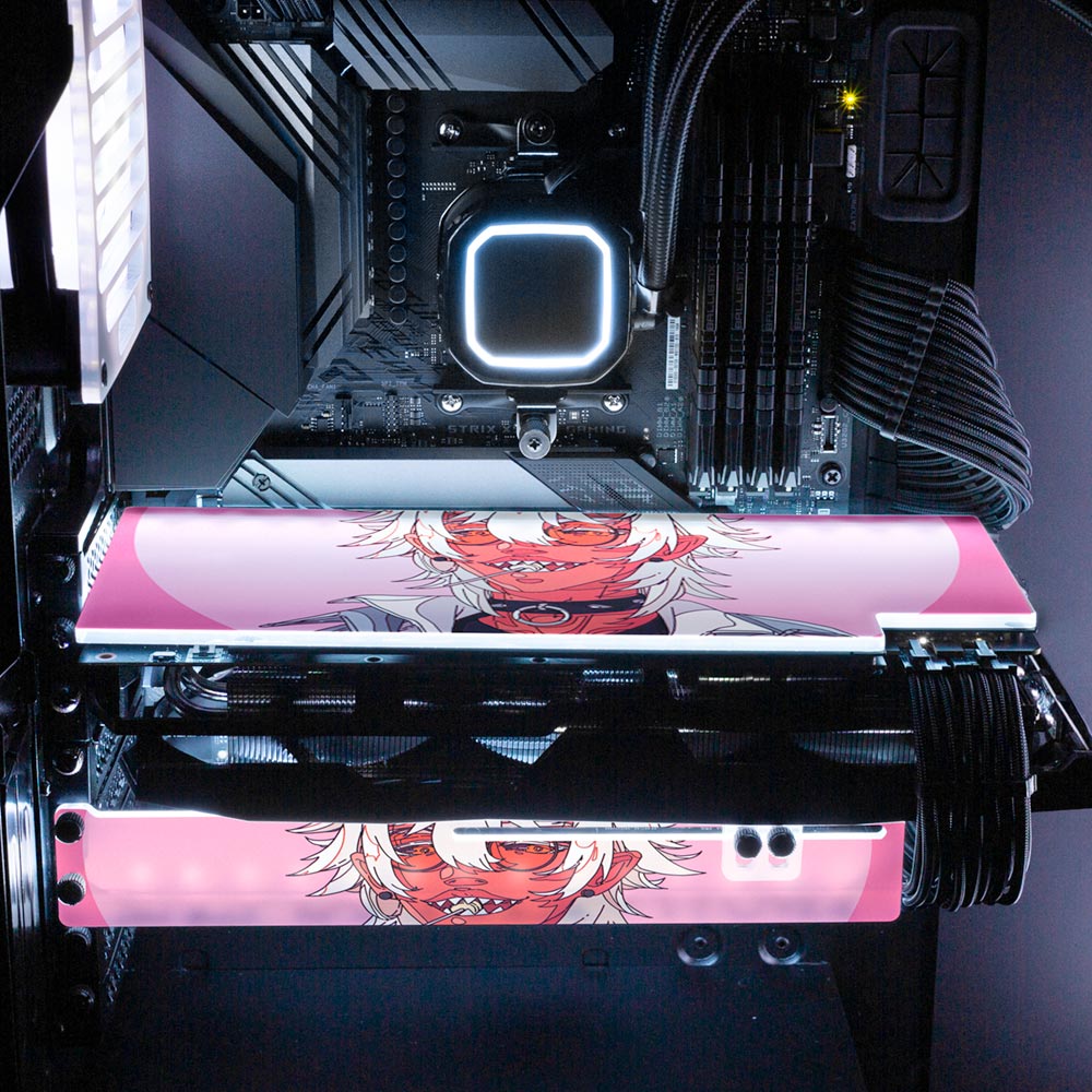 Sweet Tooth RGB GPU Support Bracket - Kuurakuu - V1Tech