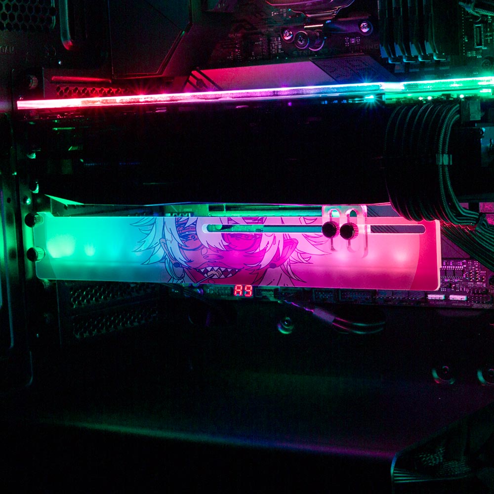 Sweet Tooth RGB GPU Support Bracket - Kuurakuu - V1Tech