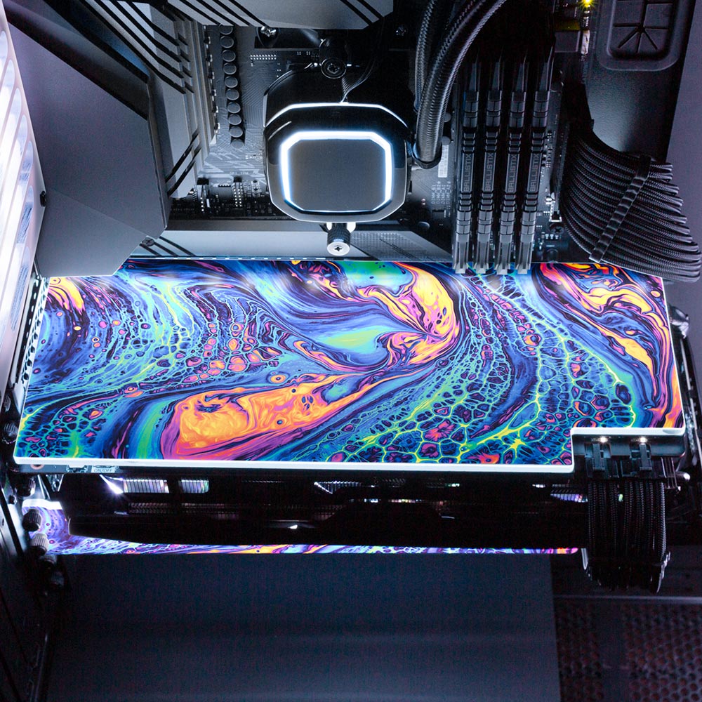 Sweetest Devotion RGB GPU Backplate - Geoglyser - V1Tech