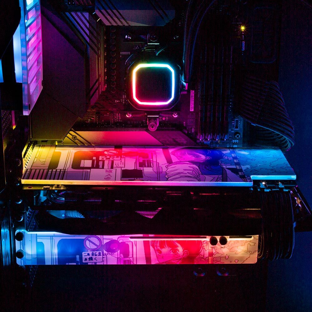 Take Me Home RGB GPU Support Bracket - Annicelric - V1Tech