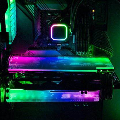 Technicolor RGB GPU Support Bracket - Dan Giuz - V1Tech