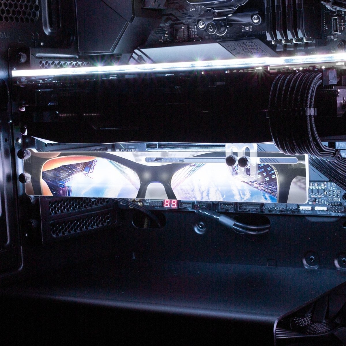 The Way I See The World RGB GPU Support Bracket - Perphotal - V1Tech