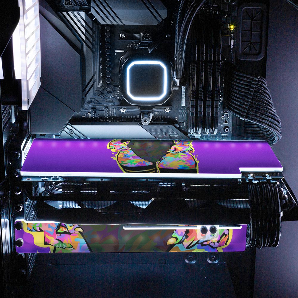 Technodrome1 - 'Tumble' | Custom RGB GPU Backplate by V1 Tech ...