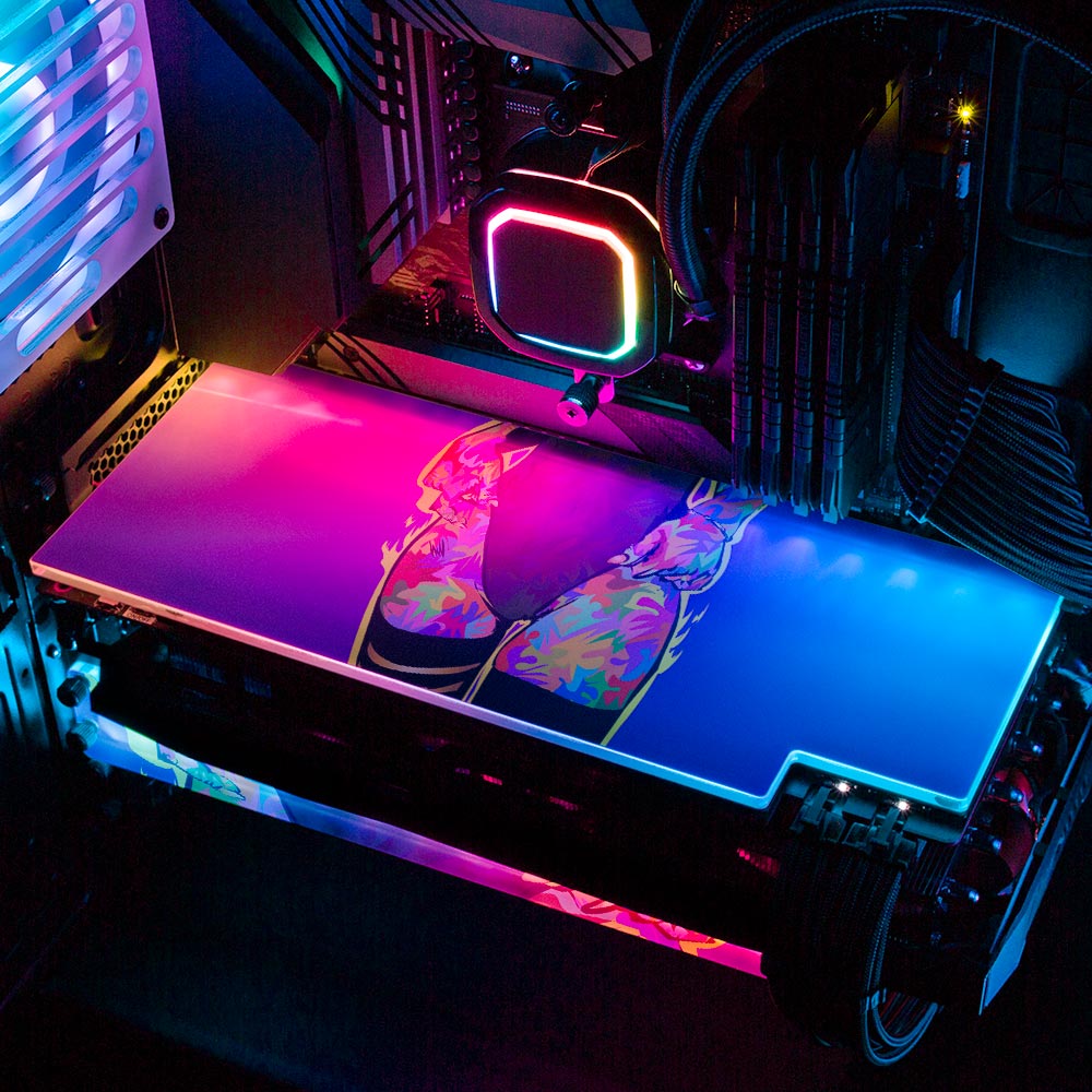 Technodrome1 - 'Tumble' | Custom RGB GPU Backplate by V1 Tech ...