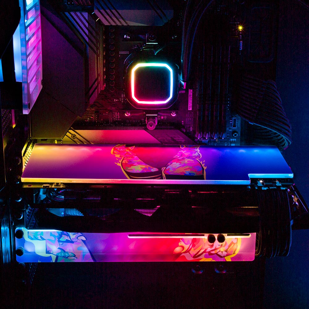 Technodrome1 - 'Tumble' | Custom RGB GPU Backplate by V1 Tech ...
