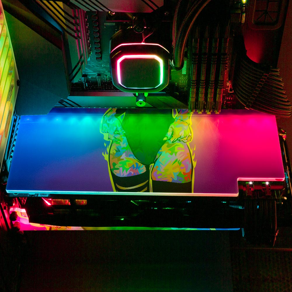 Technodrome1 - 'Tumble' | Custom RGB GPU Backplate by V1 Tech ...