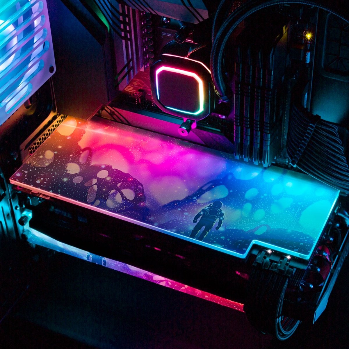 'Unknown Land' Custom Design RGB GPU Backplate by V1 Tech | Tailored To ...