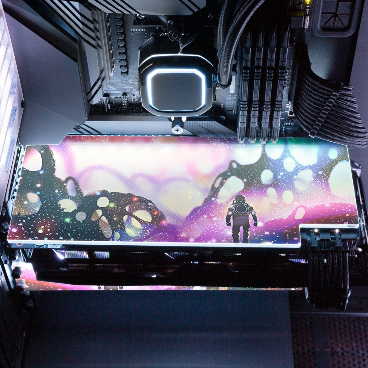 'Unknown Land' Custom Design RGB GPU Backplate by V1 Tech | Tailored To ...