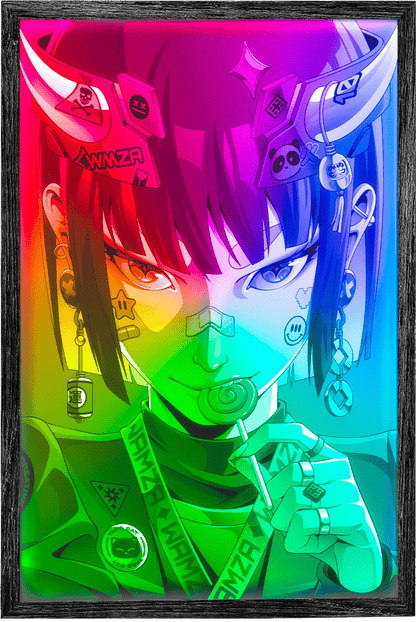 V1 Tech Store V1 Tech Addressable RGB LED Wood Frame for Backlighting Wall Art - V1Tech
