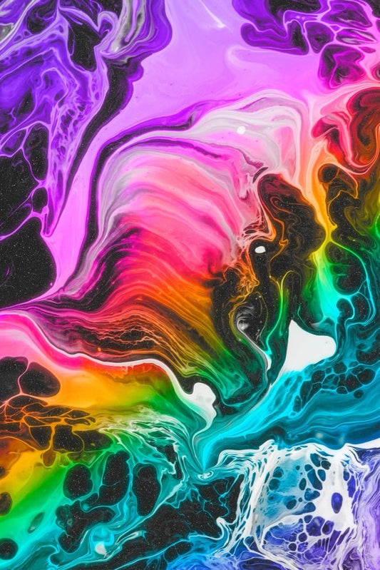 Watercolors Plexi Glass Wall Art - Geoglyser - V1Tech